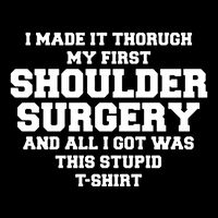 Shoulder Surgery Get Well Soon Recovery Cooling Performance Crew T-Shirt