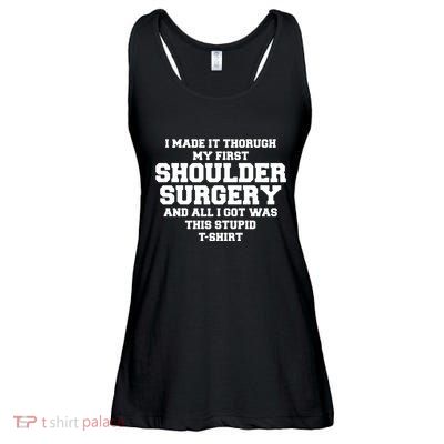 Shoulder Surgery Get Well Soon Recovery Ladies Essential Flowy Tank