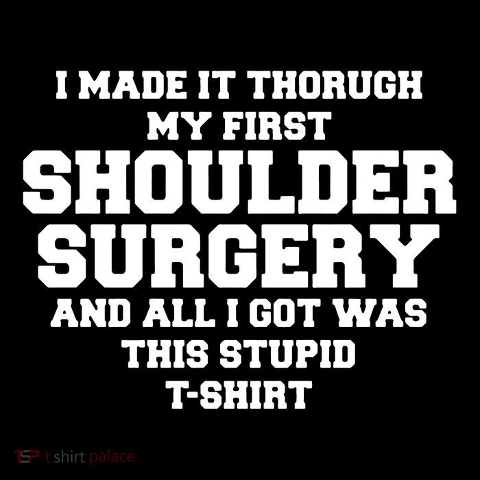 Shoulder Surgery Get Well Soon Recovery Cooling Performance Long Sleeve Crew