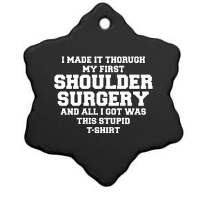 Shoulder Surgery Get Well Soon Recovery Ceramic Star Ornament