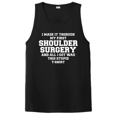 Shoulder Surgery Get Well Soon Recovery PosiCharge Competitor Tank