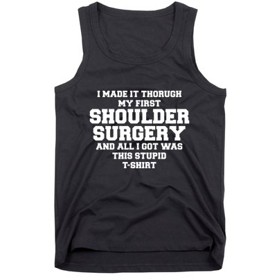 Shoulder Surgery Get Well Soon Recovery Tank Top