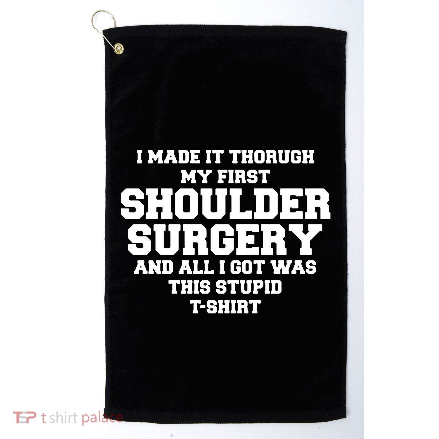 Shoulder Surgery Get Well Soon Recovery Golf Towel