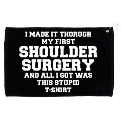 Shoulder Surgery Get Well Soon Recovery Grommeted Golf Towel