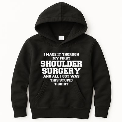 Shoulder Surgery Get Well Soon Recovery Kids Hoodie