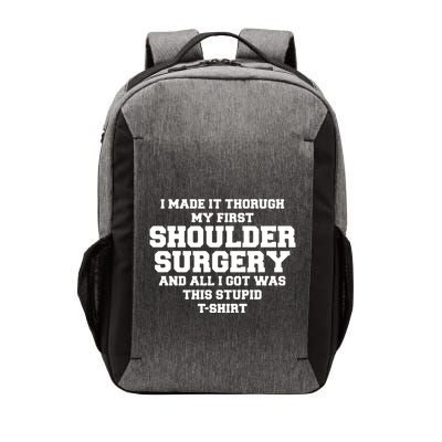 Shoulder Surgery Get Well Soon Recovery Vector Backpack