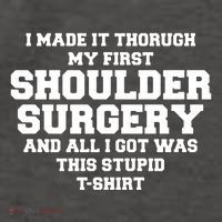 Shoulder Surgery Get Well Soon Recovery Vector Backpack