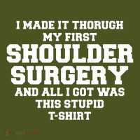 Shoulder Surgery Get Well Soon Recovery Sustainable Bucket Hat