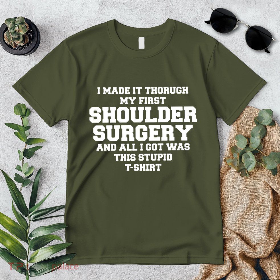 Shoulder Surgery Get Well Soon Recovery Premium T-Shirt