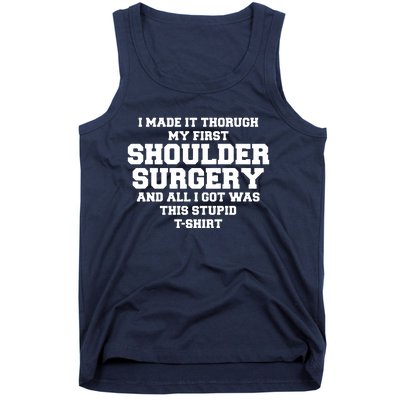 Shoulder Surgery Get Well Soon Recovery Tank Top