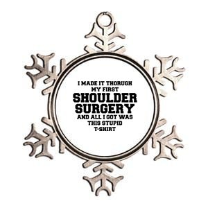 Shoulder Surgery Get Well Soon Recovery Metallic Star Ornament