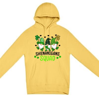 Shenanigans Squad Gnome St Patrick's Premium Pullover Hoodie