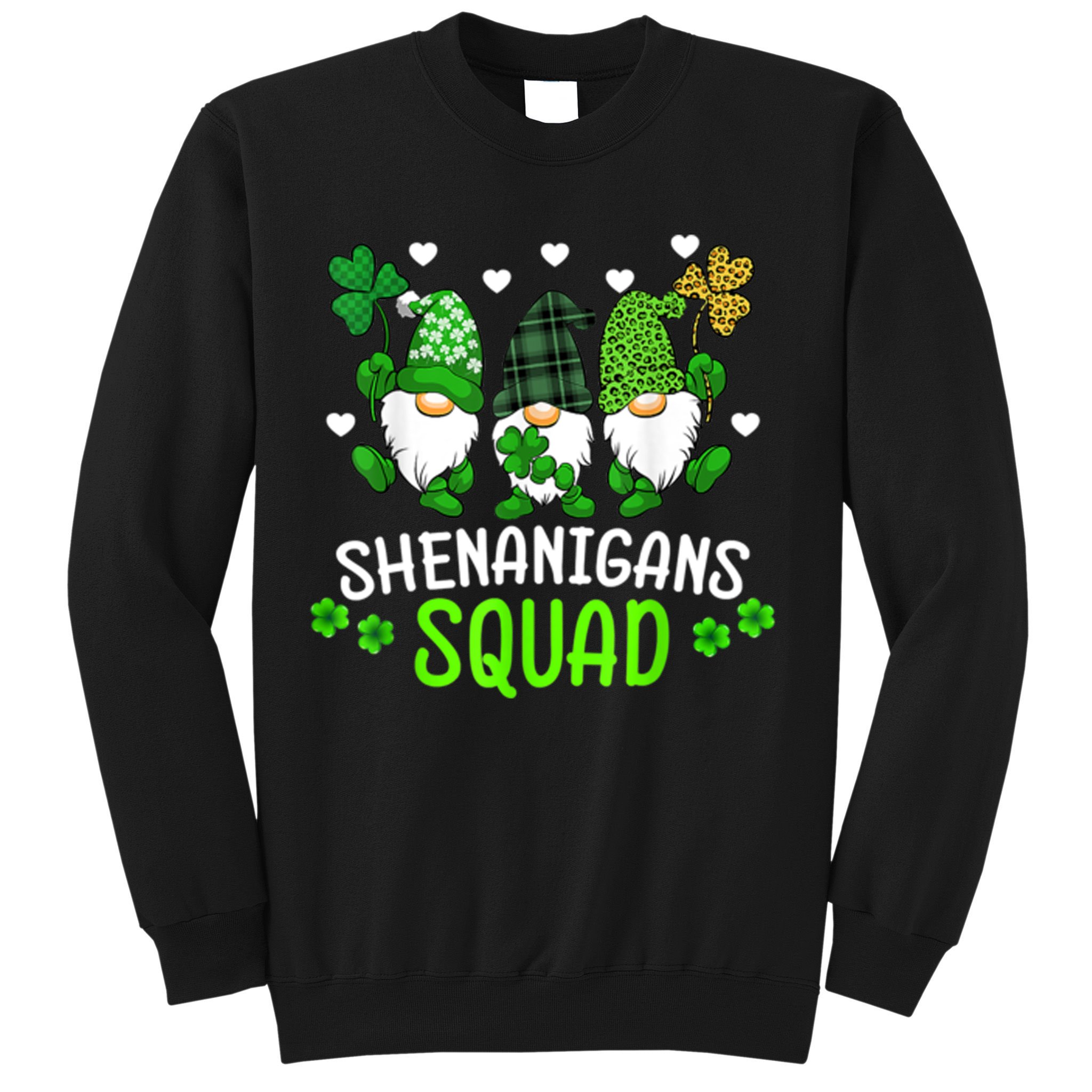 Shenanigans Squad Gnome St Patrick's Sweatshirt