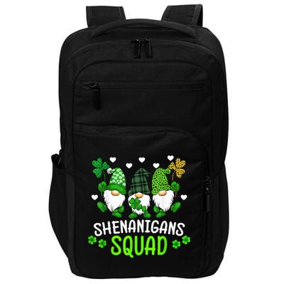 Shenanigans Squad Gnome St Patrick's Impact Tech Backpack