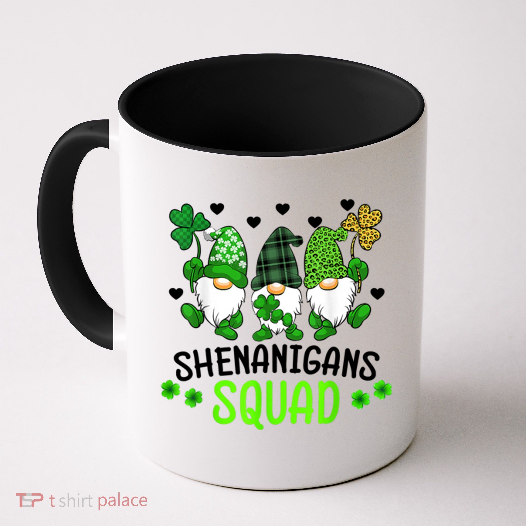 Shenanigans Squad Gnome St Patrick's Mug