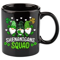 Shenanigans Squad Gnome St Patrick's 11oz C Handle Ceramic Mug