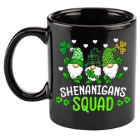 Shenanigans Squad Gnome St Patrick's 11oz C Handle Ceramic Mug