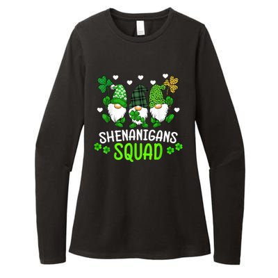 Shenanigans Squad Gnome St Patrick's Womens CVC Long Sleeve Shirt