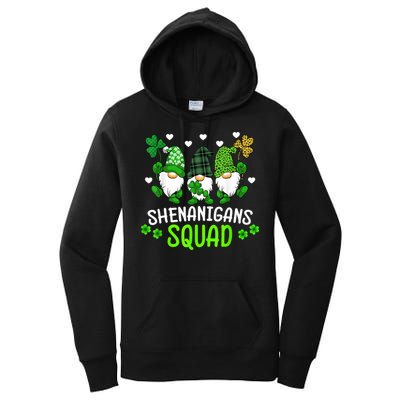 Shenanigans Squad Gnome St Patrick's Women's Pullover Hoodie