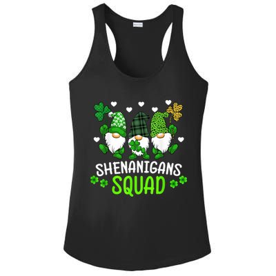Shenanigans Squad Gnome St Patrick's Ladies PosiCharge Competitor Racerback Tank