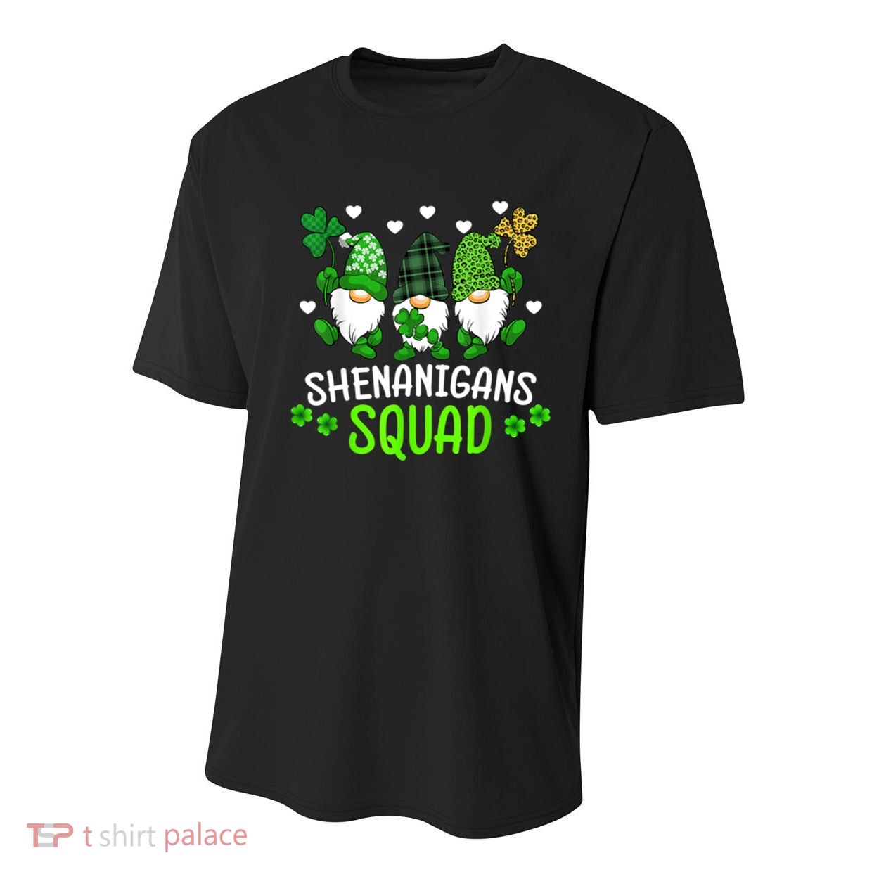 Shenanigans Squad Gnome St Patrick's Youth Performance Sprint T-Shirt