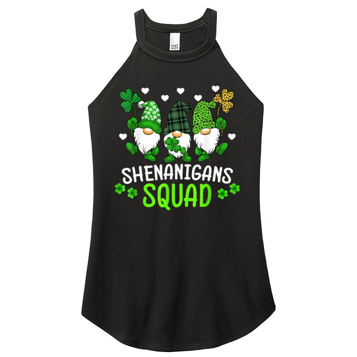 Shenanigans Squad Gnome St Patrick's Women's Perfect Tri Rocker Tank