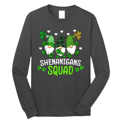 Shenanigans Squad Gnome St Patrick's Long Sleeve Shirt