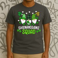 Shenanigans Squad Gnome St Patrick's T-Shirt