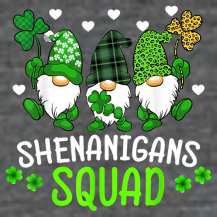Shenanigans Squad Gnome St Patrick's T-Shirt