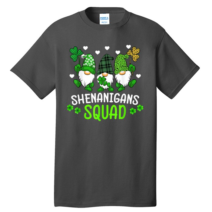 Shenanigans Squad Gnome St Patrick's Tall T-Shirt