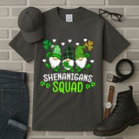 Shenanigans Squad Gnome St Patrick's Tall T-Shirt