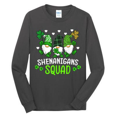Shenanigans Squad Gnome St Patrick's Tall Long Sleeve T-Shirt