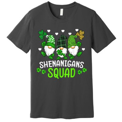 Shenanigans Squad Gnome St Patrick's Premium T-Shirt