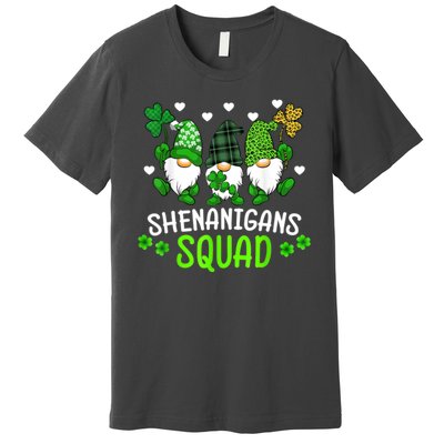 Shenanigans Squad Gnome St Patrick's Premium T-Shirt