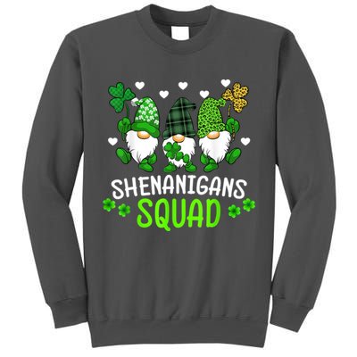 Shenanigans Squad Gnome St Patrick's Tall Sweatshirt