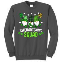 Shenanigans Squad Gnome St Patrick's Tall Sweatshirt