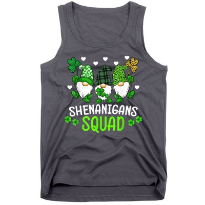 Shenanigans Squad Gnome St Patrick's Tank Top