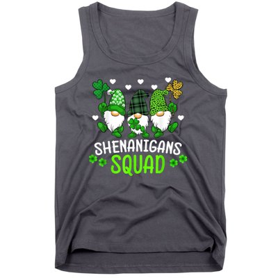 Shenanigans Squad Gnome St Patrick's Tank Top