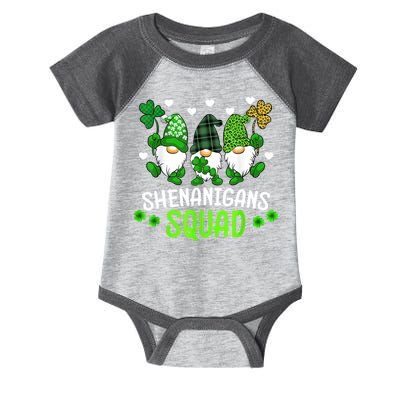 Shenanigans Squad Gnome St Patrick's Infant Baby Jersey Bodysuit
