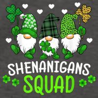 Shenanigans Squad Gnome St Patrick's Vector Backpack