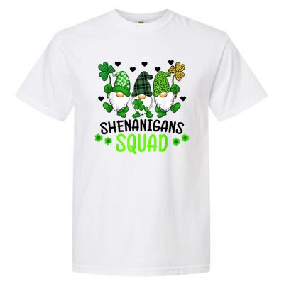 Shenanigans Squad Gnome St Patrick's Garment-Dyed Heavyweight T-Shirt