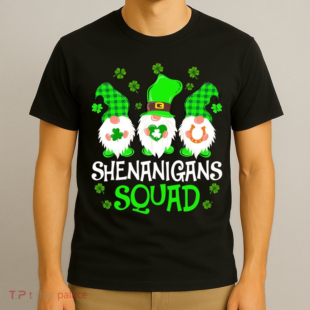 Shenanigans Squad Gnomies St Patrick's Day T-Shirt