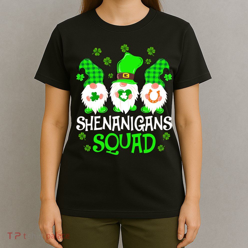Shenanigans Squad Gnomies St Patrick's Day T-Shirt