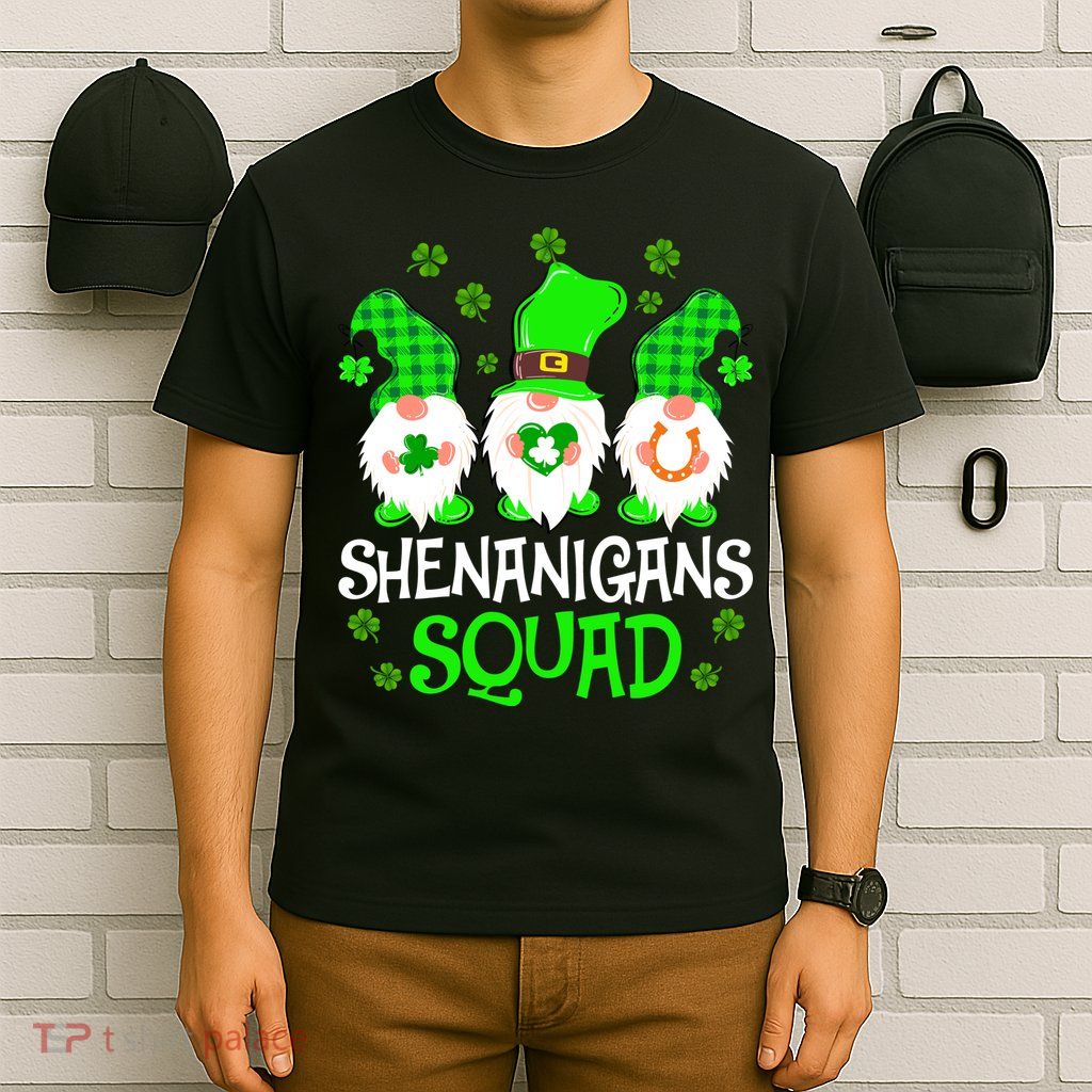 Shenanigans Squad Gnomies St Patrick's Day T-Shirt