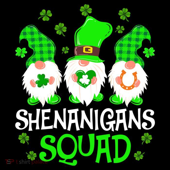 Shenanigans Squad Gnomies St Patrick's Day T-Shirt