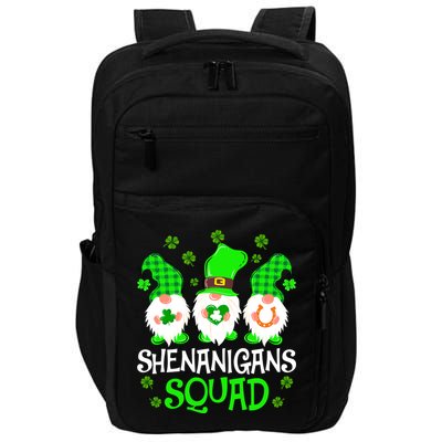 Shenanigans Squad Gnomies St Patrick's Day Impact Tech Backpack