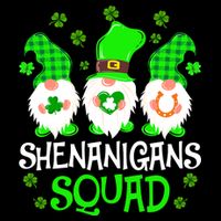 Shenanigans Squad Gnomies St Patrick's Day Backpack