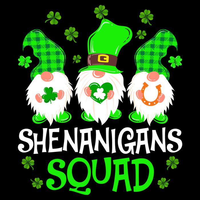 Shenanigans Squad Gnomies St Patrick's Day Backpack