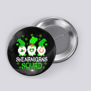 Shenanigans Squad Gnomies St Patrick's Day Button