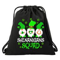 Shenanigans Squad Gnomies St Patrick's Day Drawstring Bag
